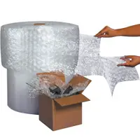 Perforated Air Bubble Rolls, 1/2" x 48" x 250', Clear, 1/Each