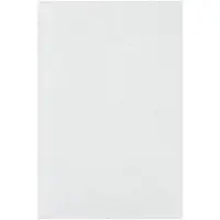 Flush Cut Foam Pouches, 4" x 6", White, 500/Case