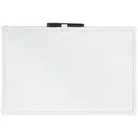 Portable Magnetic Dry Erase Board, 11" x 17", White, 1/Each