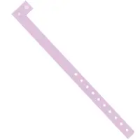 Plastic Wristbands, 3/4" x 10", Lavender, 500/Case