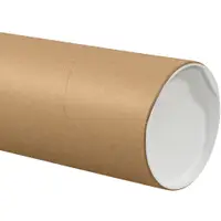 Jumbo Mailing Tubes, 6" x 36", Kraft, 10/Case