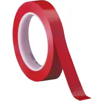 3M™ 471 Vinyl Tape, 5.2 Mil, 1/2" x 36 yds., Red, 3/Case