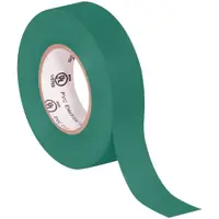 Electrical Tape, 7.0 Mil, 3/4"x 20 yds., Green, 10/Case