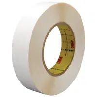 3M™ 9579 Double Sided Film Tape, 9.0 Mil, 3/4" x 36 yds., White, 2/Case