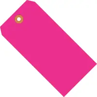 Shipping Tags, 13 Pt., 5 3/4" x 2 7/8", Fluorescent Pink, 1000/Case