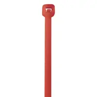 Colored Cable Ties, 50#, 14", Fluorescent Red, 1000/Case
