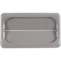 Rubbermaid® Slim Jim® Swing Top Lid, 22" x 11", Gray, 1/Each