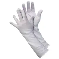 Cotton Inspection Ext. Cuff Gloves, 2.5 oz., Large, White, 12 Pairs/Case