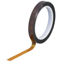 Kapton® Tape, 1/2" x 36 yds., Amber, 1/Case