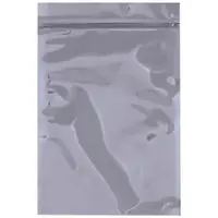 Unprinted Reclosable Static Shielding Bags, 5" x 8", Transparent, 100/Case
