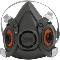 3M™ 6300 Half Face Respirator - Large, Black, 24/Case