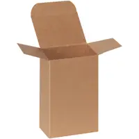 Reverse Tuck Folding Cartons, 3 1/2" x 2 1/2" x 5 1/2", Kraft, 250/Case