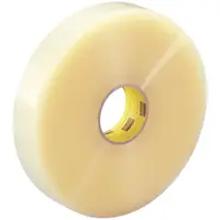 3M™ 311 Carton Sealing Tape Machine Rolls, 2" x 1000 yds., Clear, 6/Case