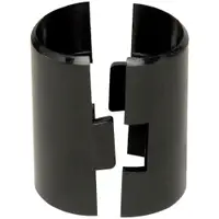 Wire Shelving Split Sleeves, Black, 4/Case