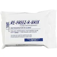 Re-Freez-R-Brix™ Cold Bricks, 7" x 5" x 1 1/2", White, 12/Case