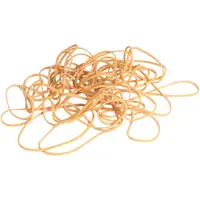 Rubber Bands, 1/16" x 3 1/2", Brown, 10 Lbs./Case