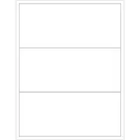 Tape Logic® Laser Labels, Rectangle, 8" x 3 1/2", White, 300/Case