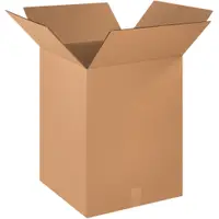 Double Wall Boxes, 18" x 18" x 24", Kraft, 10/Bundle; 90/Skid