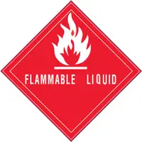 Tape Logic® Labels, "Flammable Liquid", 4" x 4, Red/White, 500/Roll