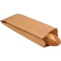 Grocery Bags, 4 1/2" x 2 1/2" x 16", Kraft, 500/Case