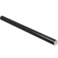 Mailing Tubes with Caps, 2" x 36", Black, 50/Case