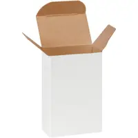 Reverse Tuck Folding Cartons, 2" x 1 1/4" x 3", White, 1000/Case