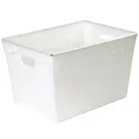 Space Age Totes, 18" x 13" x 12", White, 6/Case