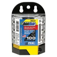 SPD-017 Safety Point® Blade Dispenser, Black/Clear, 100 Blades/Case