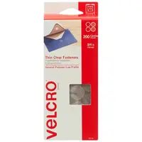 Velcro® Tape, Combo Packs, Dots, 3/4", Clear, 200/Case