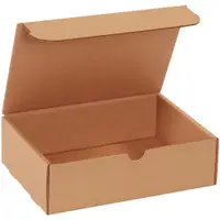Literature Mailers, 9" x 6 1/2" x 2 3/4", Kraft, 25/Bundle