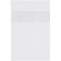 Flap Lock Poly Bags, 2 Mil, 8" x 10", Clear, 1000/Case