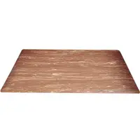 Marble Anti-Fatigue Mats, 2' x 3', Walnut, 1/Each