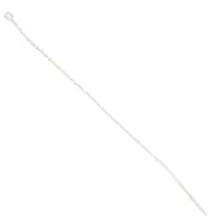 Beaded Releasable Security Tie, 11", Natural, 1000/Case
