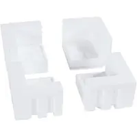Foam Corners, 4 7/8" x 4" x 3 1/4", White, 320/Case