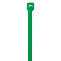 Colored Cable Ties, 50#, 11", Green, 1000/Case