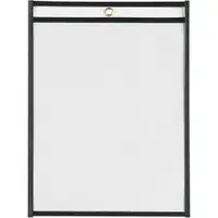 Stitched Job Ticket Holders, 9" x 12", Black, 25/Case