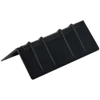 Plastic Strap Guards, 5 1/4" x 2", Black, 250/Case