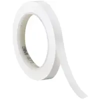 3M™ 471 Vinyl Tape, 5.2 Mil, 1/4" x 36 yds., White, 144/Case