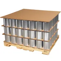 Triple Wall Corrugated Sheets, 48" x 72", Kraft, 5/Bundle; 70/Skid