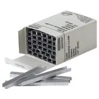 Deluxe Staples, 1/4", Silver, 6000/Case