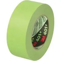 3M™ 401+/233+ Masking Tape, 6.7 Mil, 2" x 60 yds., Green, 12/Case