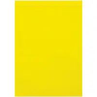 Reclosable 2 Mil Poly Bags, 9" x 12", Yellow, 1000/Case