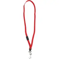 Lanyard, Breakaway, 38", Red, 24/Case