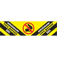 Tape Logic® Labels, "Minimum Two Person Lift", 2" x 8", Multiple, 500/Roll