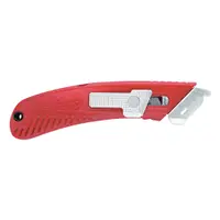 S4SL® Spring-Back Safety Cutter, Left Handed, Red, 12/Case