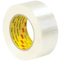 3M™ 8959 Bi-Directional Strapping Tape, 5.7 Mil, 2" x 55 yds., Clear, 18/Case