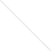 Paper Twist Ties, 12" x 5/32", White, 2000/Case