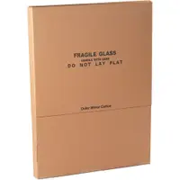 Inner Mirror Boxes, 37" x 3 3/4" x 30 3/4", Kraft, 10/Bundle; 120/Skid