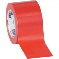 Tape Logic® Solid Vinyl Safety Tape, 6.0 Mil, 3" x 36 yds., Red, 16/Case