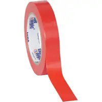Tape Logic® Solid Vinyl Safety Tape, 6.0 Mil, 1" x 36 yds, Red, 48/Case